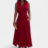 Robe midi avec col
