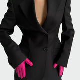 Nikol - Veste au Coup Imposant et Boutons