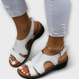 Christina - Sandales orthopédiques en cuir avec talon confortable