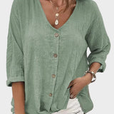 Anna - Blouse en Lin d'Été