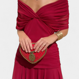 Magda - Robe longue fleurie avec décolleté en V