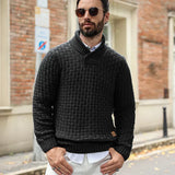 Elías – Pull stylé avec col montant et boutons