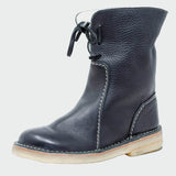 Valerie - Bottes en cuir imperméables avec doublure en laine