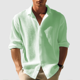 Chemise - Devant avec boutons, bas arrondi