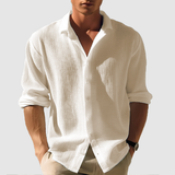 Chemise - Devant avec boutons, bas arrondi