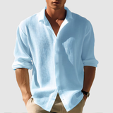 Chemise - Devant avec boutons, bas arrondi
