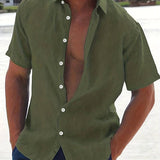 Chemise - Mélange Léger à Manches Courtes