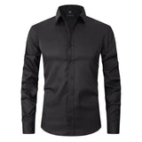 Chemise - Mélange Polyester Sans Rides