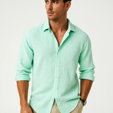 Chemise - Col Intelligent, Fermeture Complète