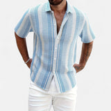 Chemise - Mélange Léger à Rayures