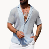 Chemise à Manches Courtes - Maille Ouverte