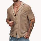 Chemise à Manches Courtes - Maille Ouverte