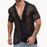 Chemise à Manches Courtes - Maille Ouverte