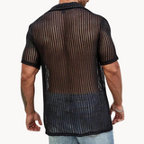 Chemise à Manches Courtes - Maille Ouverte