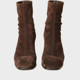 Alma – Bottines en daim à talon
