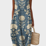 Catherine - Robe Midi Sans Effort