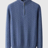 Libuše - Pull col polo en cachemire Deneb