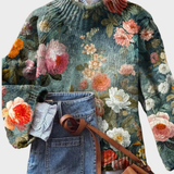 Patrícia - Pull artistique en tricot