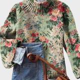 Ângela - Pull artistique en tricot