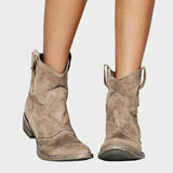 Sára - Bottines rétro au style cowboy