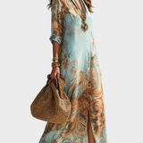 Loisa - Robe Maxi Méditerranéenne