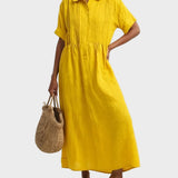 Lysandra — Robe chemise d'été