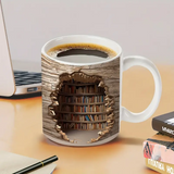 Tasse de bibliothèque enchantée « Activée par la chaleur »