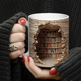 Tasse de bibliothèque enchantée « Activée par la chaleur »