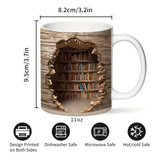 Tasse de bibliothèque enchantée « Activée par la chaleur »