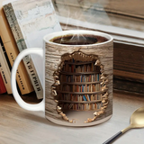 Tasse de bibliothèque enchantée « Activée par la chaleur »