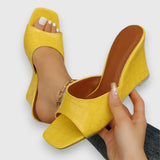 Jasmin – Sandales à talons compensés