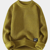 Eric – Pull homme premium Lyon avec une texture miel pour élégance et confort