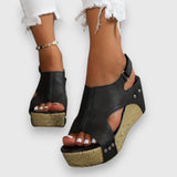 Mia – Sandales vintage à plateforme