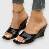 Jasmin – Sandales à talons compensés