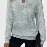 Paola | Pull en Maille Douce avec Zip