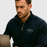 Petr – Sweat Callaway à Fermeture Mi-Zippée