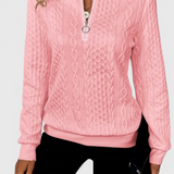 Paola | Pull en Maille Douce avec Zip