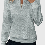 Paola | Pull en Maille Douce avec Zip