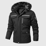 Marek – Veste matelassée avec capuche et détails fonctionnels