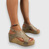 Mia – Sandales vintage à plateforme