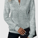 Paola | Pull en Maille Douce avec Zip