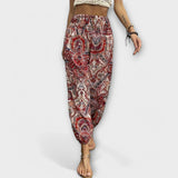 Anna - Pantalon avec Motif Ethnographique