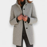Nela - Manteau élégant avec col haut