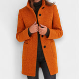 Nela - Manteau élégant avec col haut