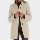 Nela - Manteau élégant avec col haut