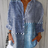 Consuelo | Blouse Tropicale d'Été Imprimée Femme Décolleté en V