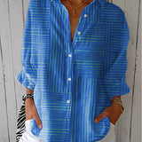 Consuelo | Blouse Tropicale d'Été Imprimée Femme Décolleté en V