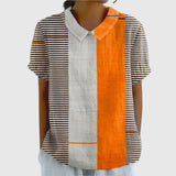 Covadonga | Chemise Oversize d'Été Imprimée à Manches Courtes Femme