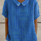 Covadonga | Chemise Oversize d'Été Imprimée à Manches Courtes Femme