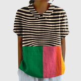 Covadonga | Chemise Oversize d'Été Imprimée à Manches Courtes Femme
